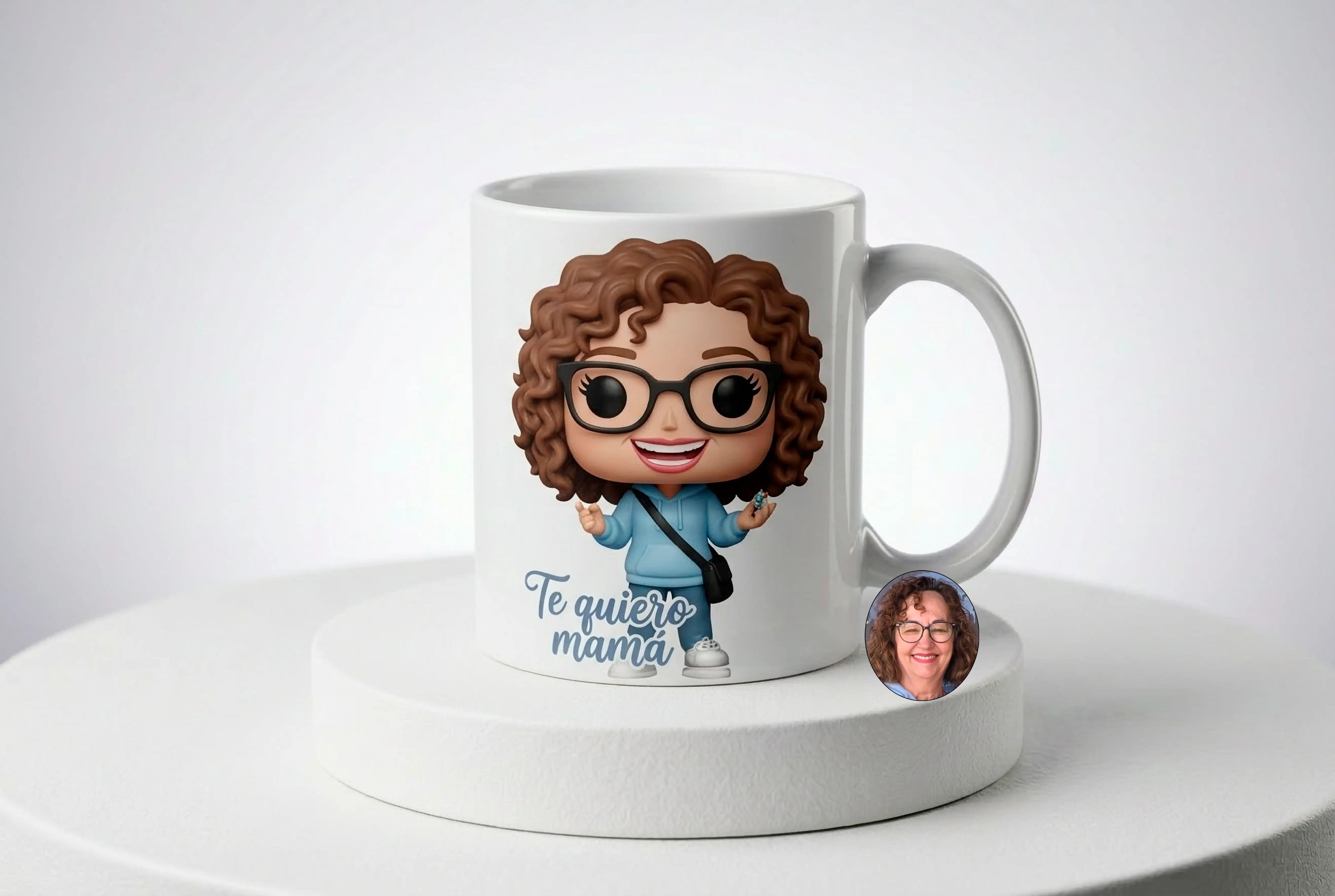 Taza personalizada " Te quiero Mamá " Funko Regalo Personalizado 360