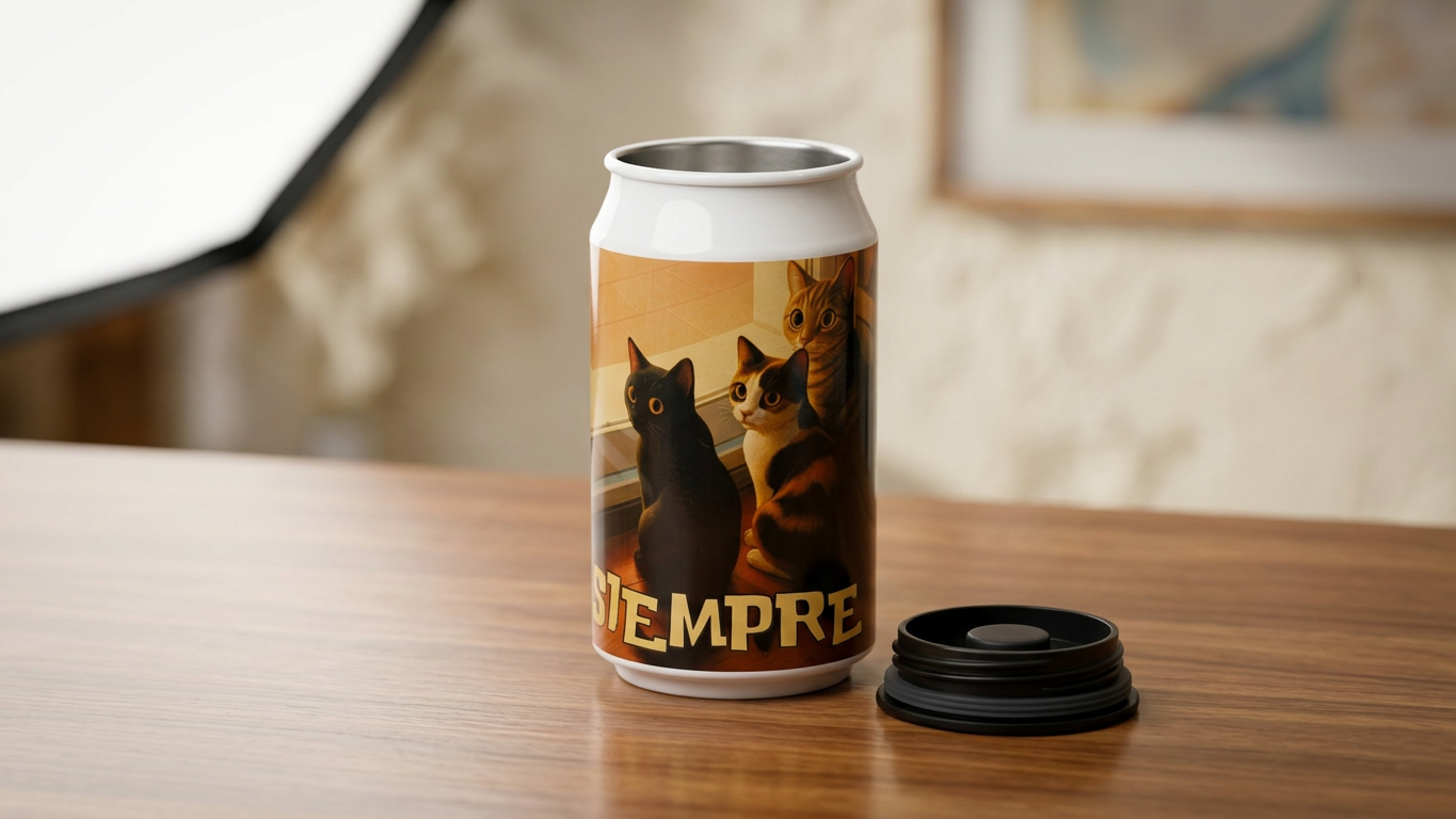 Termo con imagen personalizada  33 cl