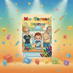 CUENTO PERSONALIZADO MANIPULATIVO COLOREA Y PEGATINAS Regalo Personalizado 360