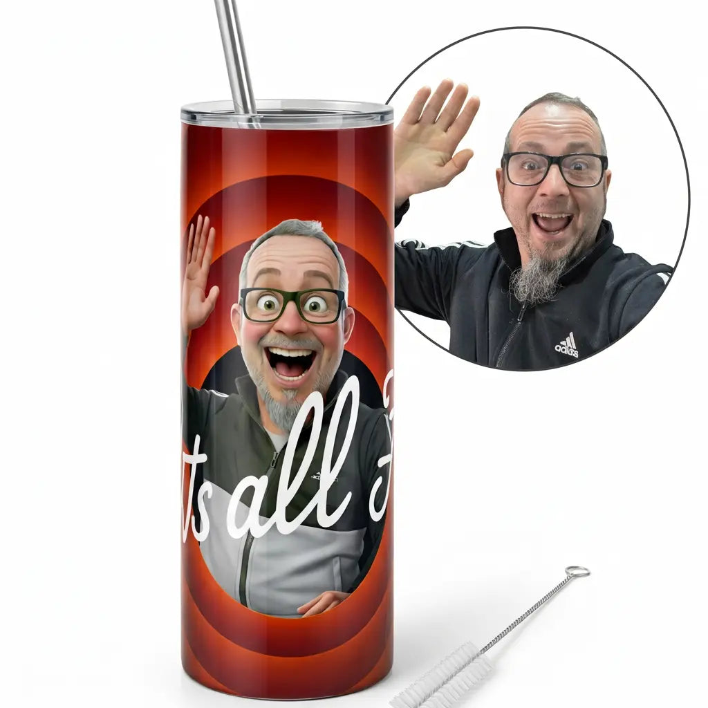 TERMO PERSONALIZABLE CON TU IMAGEN CARTOON Regalo Personalizado 360