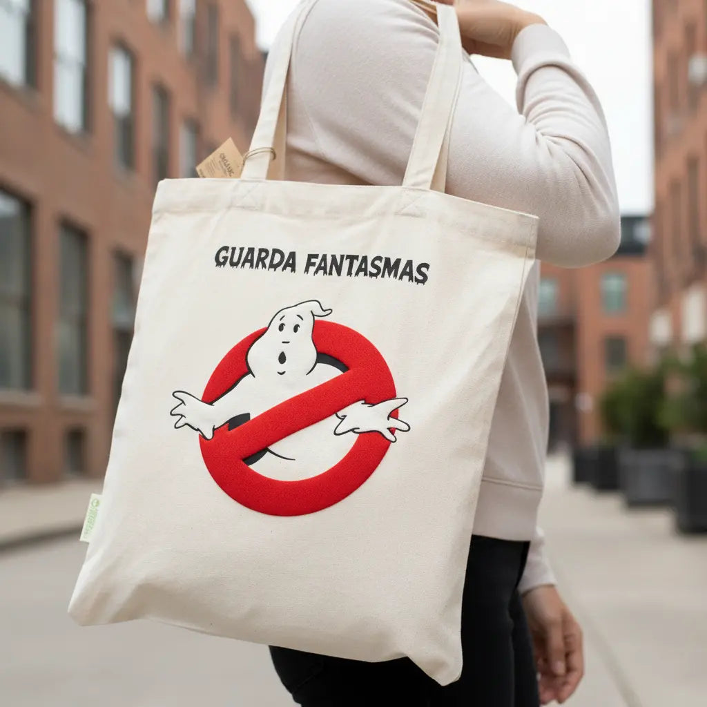 BOLSA TOTEBAG " GUARDA FANTASMAS " Regalo Personalizado 360