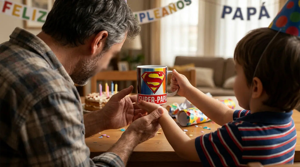 TAZA PORCELANA  SUPERPAPÁ IKEA