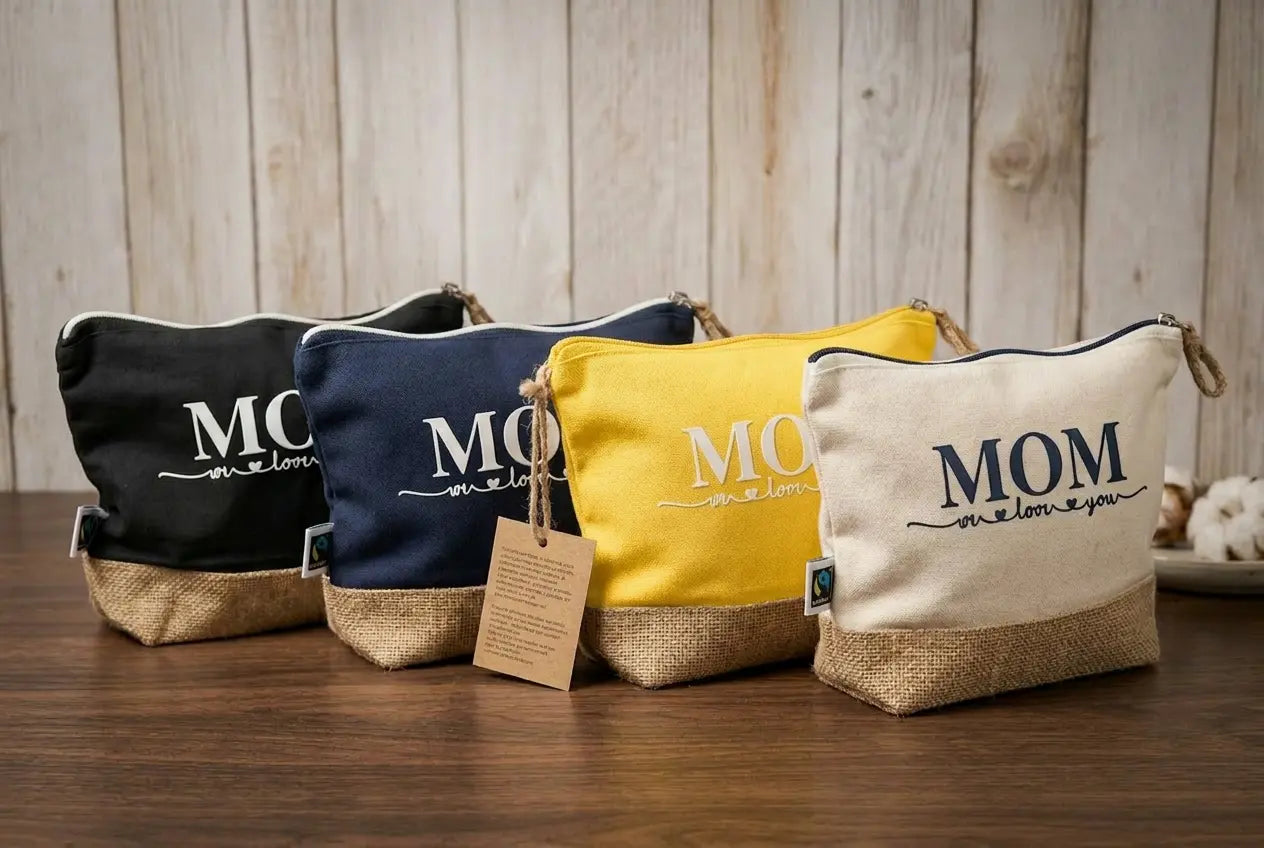 Neceser  " Mama " de algodón orgánico zara