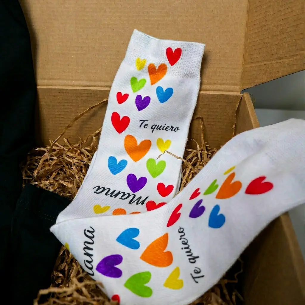 Pack camiseta y calcetines " Te amo Mamá ) zara