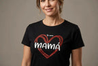 Camiseta Glitter " Te amo , Mamá " zara