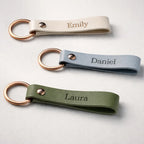 LLAVERO PIEL CON NOMBRE PERSONALIZADO Regalo Personalizado 360
