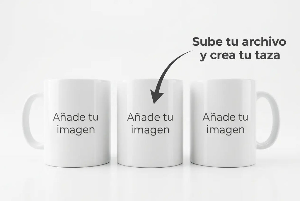 TAZA CARTOON: VER, OIR, CALLAR Regalo Personalizado 360
